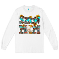 White show mom goat Long Sleeve Tee - RanaPortraitStore