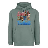 Sage live love american football Heavyweight Hoodie - HRA Design Shop