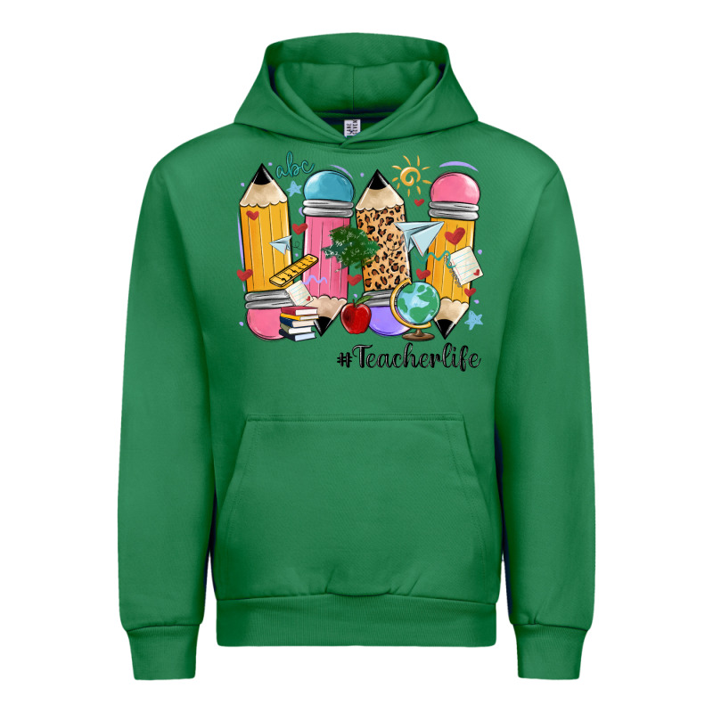 Teacher Life Pencils Urban Hoodie by MaliasSmallBusiness | Teevron