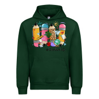 Forest Green teacher life pencils Urban Hoodie - MaliasSmallBusiness