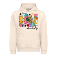 Sandshell teacher life pencils Urban Hoodie - MaliasSmallBusiness