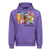 Tulip teacher life pencils Urban Hoodie - MaliasSmallBusiness