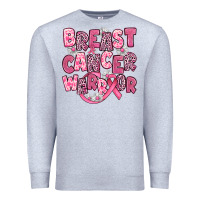 Heather Grey breast cancer warrior Premium Sweatshirt - JahusDesignShop