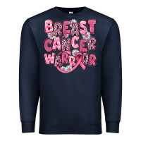 Navy breast cancer warrior Premium Sweatshirt - JahusDesignShop