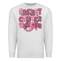Oatmeal Heather breast cancer warrior Premium Sweatshirt - JahusDesignShop