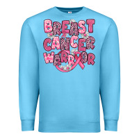 Ocean Blue breast cancer warrior Premium Sweatshirt - JahusDesignShop