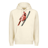 Northern Cardinal Bird Premium Hoodie | Teevron