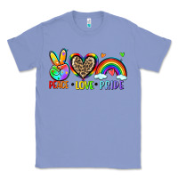 Colony Blue peace love pride Classic Tee - Zillion Design Studio