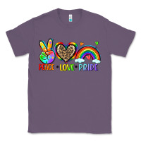 Lavender peace love pride Classic Tee - Zillion Design Studio