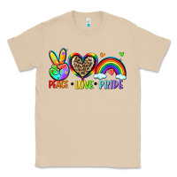 Mushroom peace love pride Classic Tee - Zillion Design Studio