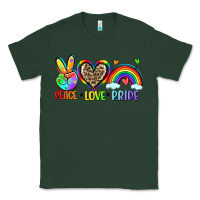 Sports Green peace love pride Classic Tee - Zillion Design Studio