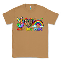 Toasted Coconut peace love pride Classic Tee - Zillion Design Studio
