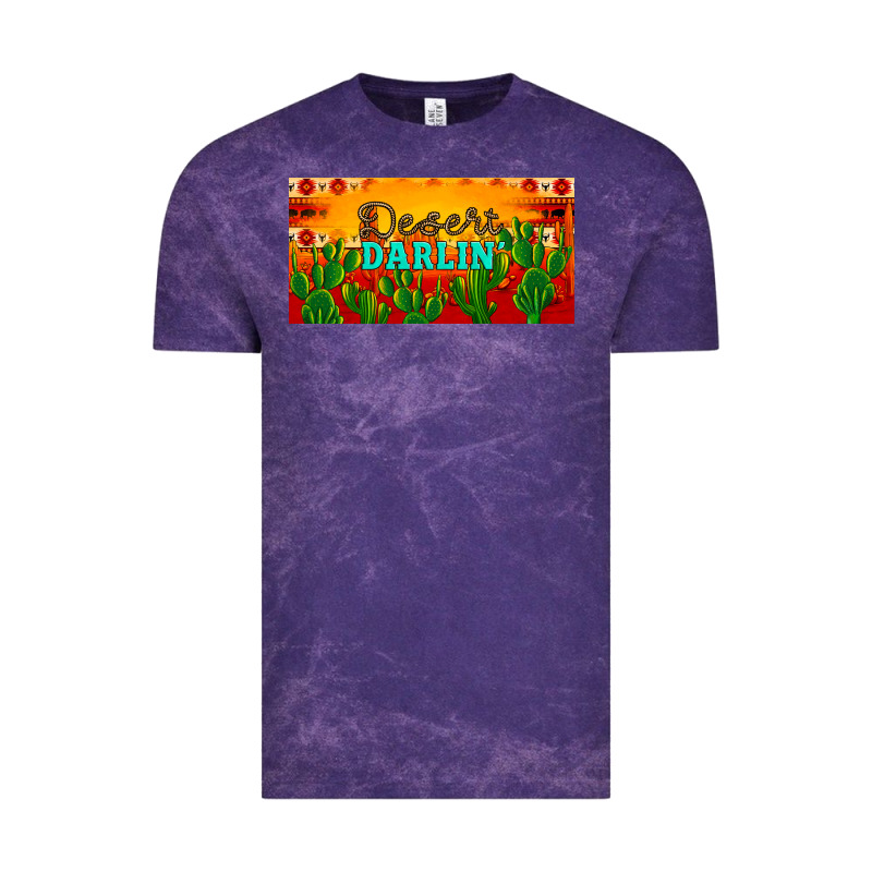 Desert Darlin' Aztec Desert Sunset License Plate Vintage Tee by Artiststas | Teevron