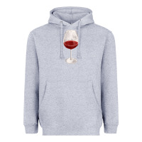 Heather Grey wine glass fa element Heavyweight Hoodie - FaDigitalArtStudio