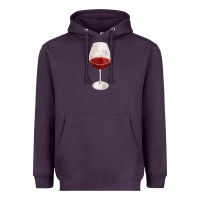 Plum wine glass fa element Heavyweight Hoodie - FaDigitalArtStudio