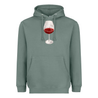 Sage wine glass fa element Heavyweight Hoodie - FaDigitalArtStudio