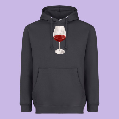 Wine Glass Fa Element Heavyweight Hoodie Designed By Fadigitalartstudio