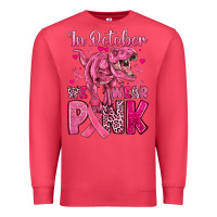Cardinal in october we wear pink dinosaur Premium Sweatshirt - JahusDesignShop