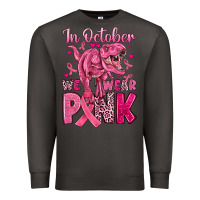 Smoke in october we wear pink dinosaur Premium Sweatshirt - JahusDesignShop