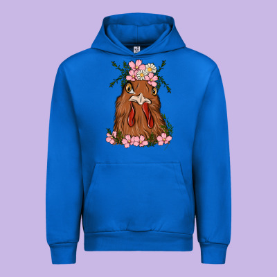 Chicken Urban Hoodie Designed By Maliassmallbusiness
