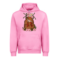 Fuchsia Pink chicken Urban Hoodie - MaliasSmallBusiness
