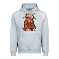 Heather Grey chicken Urban Hoodie - MaliasSmallBusiness