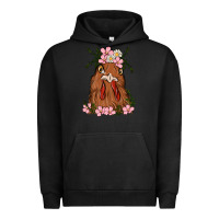 Pigment Black chicken Urban Hoodie - MaliasSmallBusiness