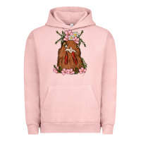 Pigment Salmon chicken Urban Hoodie - MaliasSmallBusiness
