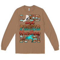 Toasted Coconut loud and proud wrestling mom Long Sleeve Tee - RanaPortraitStore