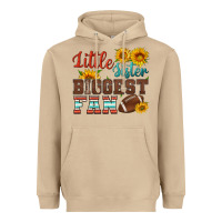 Mushroom little sister biggest fan american football Heavyweight Hoodie - HRA Design Shop