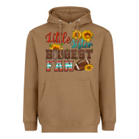 Toasted Coconut little sister biggest fan american football Heavyweight Hoodie - HRA Design Shop
