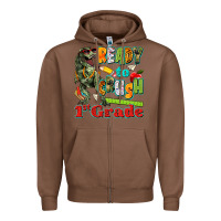 Chestnut ready to crush first grade Zipper Hoodie - texasbilliewilder