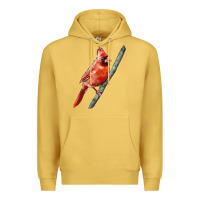 Northern Cardinal Bird Premium Hoodie | Teevron