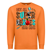 Carrot not all super heroes wear capes Premium Sweatshirt - AdoDesignShop