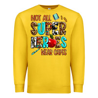 Lemon not all super heroes wear capes Premium Sweatshirt - AdoDesignShop