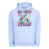 Pigment Grape Ice go with flow turtle Urban Hoodie - MaliasSmallBusiness