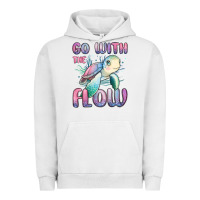 Pigment Lunar Rock go with flow turtle Urban Hoodie - MaliasSmallBusiness
