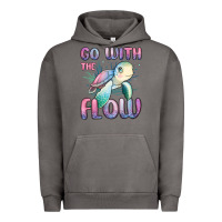 Pigment Tornado go with flow turtle Urban Hoodie - MaliasSmallBusiness