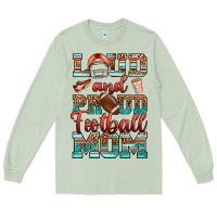 Matcha loud and proud football mom Long Sleeve Tee - RanaPortraitStore
