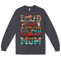 Smoke loud and proud football mom Long Sleeve Tee - RanaPortraitStore