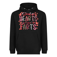 Black stealin hearts and makin farts Heavyweight Hoodie - RacoonDesign