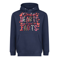 Navy stealin hearts and makin farts Heavyweight Hoodie - RacoonDesign