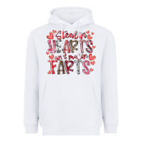 White stealin hearts and makin farts Heavyweight Hoodie - RacoonDesign