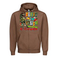 Chestnut ready to crush fourth grade Zipper Hoodie - texasbilliewilder
