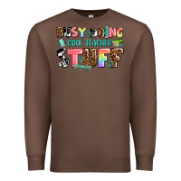 Chestnut busy doing cool teacher stuff Premium Sweatshirt - AdoDesignShop