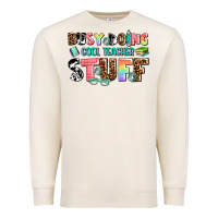 Busy Doing Cool Teacher Stuff Premium Sweatshirt | Teevron