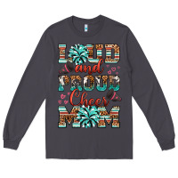 Smoke loud and proud cheer mom Long Sleeve Tee - RanaPortraitStore
