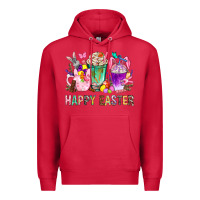 Cardinal Happy Easter coffee cups with Bunny Premium Hoodie - NancyCooperArtShop