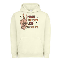 Pigment Pistachio more tattoos less anxiety Urban Hoodie - MaliasSmallBusiness