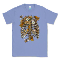 Colony Blue Flower rib cage bees Classic Tee - RanaPortraitStore